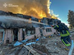 На Харківщині з пожежі, спричиненої російським дроном, врятували кошеня