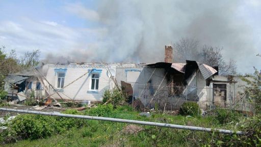 Оккупанты ударили по селу на Харьковщине двумя дронами: вспыхнул пожар