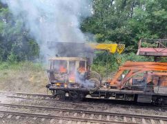 У Харківській області ворожий дрон атакував ремонтну бригаду залізничників
