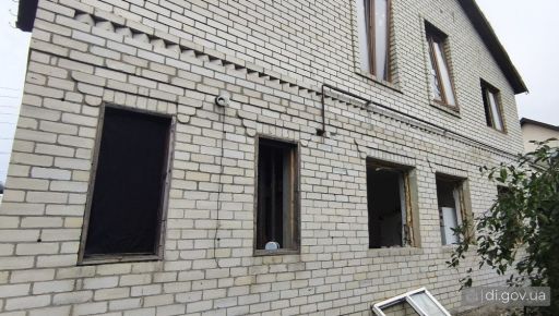 В Дергачах показали последствия ракетного удара