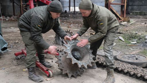 Ремонтники Нацгвардії показали, що виробляють з трофеями, здобутими на Харківщині