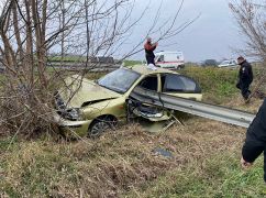 Машину прошило відбійником: На Харківщини за кермом автомобіля загинув підліток