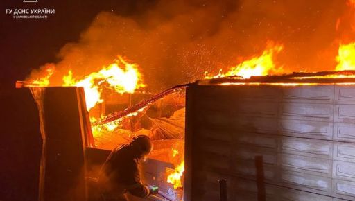 Велика пожежа під Харковом: Рятувальники кілька годин боролися з вогнем