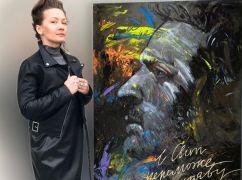 Портрет Зеленського, створений харківською художницею, продали на благодійній виставці у США