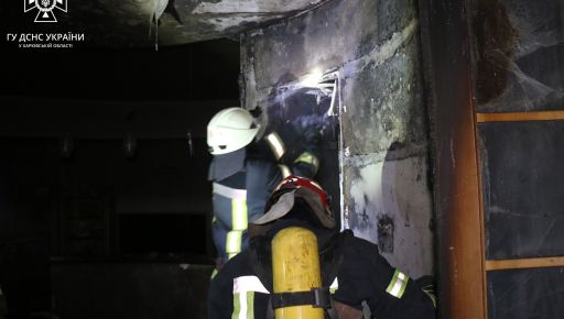 В центре Харькова горела квартира, где взорвалась электрическая батарея