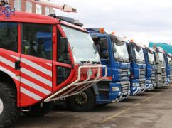 Харківські рятувальники отримали спеціальне авто для гасіння пожеж на об’єктах інфраструктури