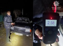 У Харкові вночі зупинили вщент п’яного водія: Подробиці