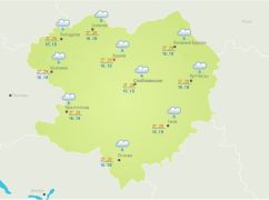 В Харькове завтра - дождь