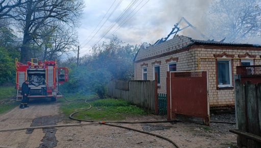 На Харьковщине из-за короткого замыкания вспыхнул дом