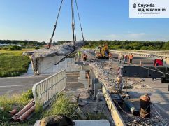 На Окружной дороге в Харькове ремонтируют мост