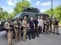 В Харькове спецподразделению полиции подарили бронеавтомобиль за 13 млн грн