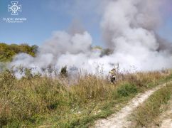 В лесах Харьковщины из-за российских обстрелов произошли масштабные пожары