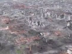 Український дрон на Різдво зафільмував знищений росіянами Вовчанськ