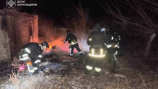 Удари ворожих БпЛА по Харківщині: Рятувальники ліквідували пожежі