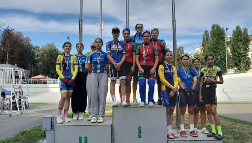 Харьковские велосипедисты взяли 9 медалей на ЧУ