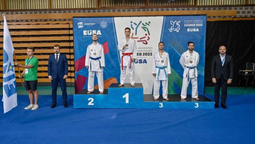 Харків'янин виборов дві медалі на Чемпіонаті Європи з карате