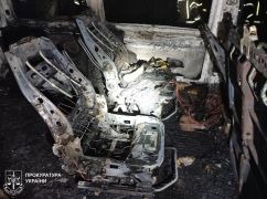 В Харькове завершили расследование умышленного поджога авто