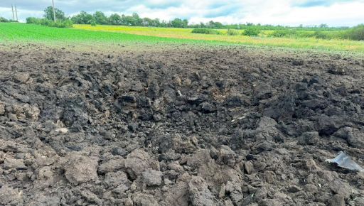 На Харківщині росіяни авіабомбою знищили посіви кукурудзи: кадри з місця