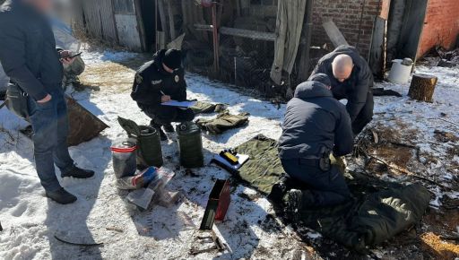 На Харківщині чоловік зберігав вдома арсенал зброї окупантів