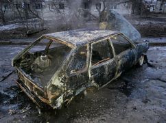 Артудар по Куп’янську: Загиблий чоловік згорів живцем в авто