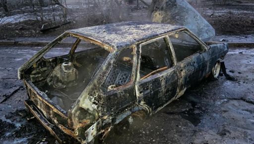 Артудар по Куп’янську: Загиблий чоловік згорів живцем в авто