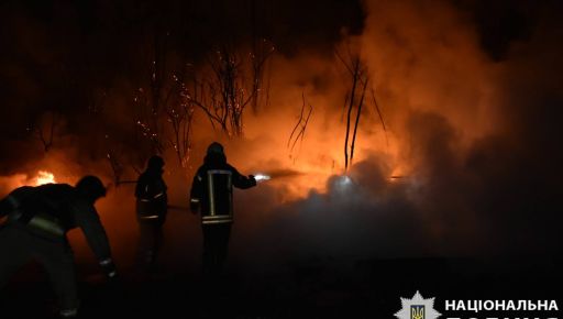 На Харьковщине в результате российской атаки выгорел 1 га территории