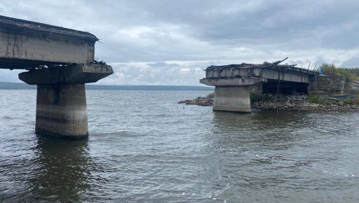 У Зеленского показали, на какой стадии строительство моста на Печенежском водохранилище