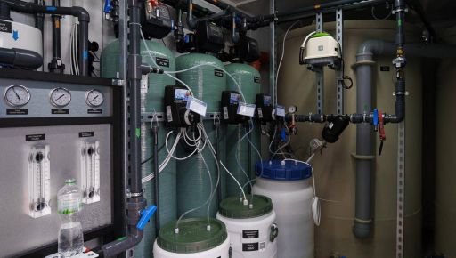 Харківську дитячу лікарню оснастили мобільною водоочисною станцією