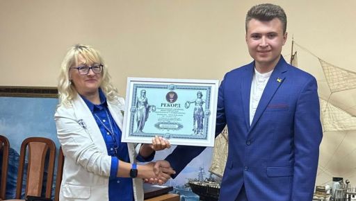 Студент харьковского ВУЗа установил рекорд Украины