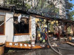У Харкові сталася масштабна пожежа в кафе: вогонь охопив 300 кв. м