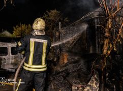 После российских атак в Харьковской области вспыхнули девять пожаров