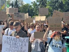 "Если РФ радуется, это ошибка": в Харькове протестуют против отставки Федорова