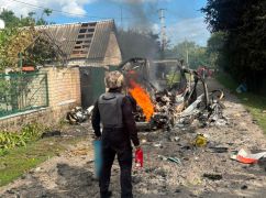 Правоохранители показали последствия российских обстрелов в Харьковской области за сутки