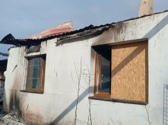 Російський дрон знищив дім на Харківщині: кадри з місця