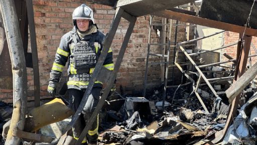 В центре Харькова в результате обстрела произошел масштабный пожар (ФОТОРЕПОРТАЖ)