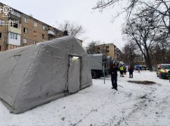 В Харькове развернули пункты обогрева и питания для пострадавших от ракетного удара