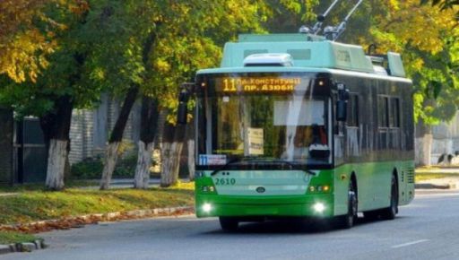 В Харькове полдня не будет курсировать троллейбус: Комментарий мэрии