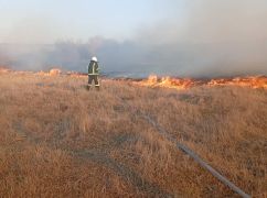 На Харківщині спалахнув сухостій: кадри з місця пожеж