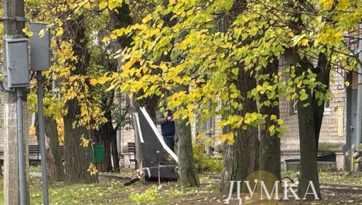 В Харькове российский БПЛА, о котором заявил Терехов, упал возле многоэтажки