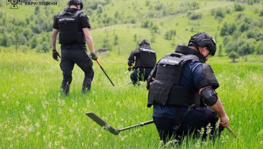 Сапери проводять вибухові роботи на Харківщині 2 червня
