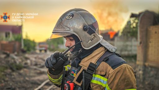За добу на Харківщині через обстріли РФ спалахнуло сім пожеж