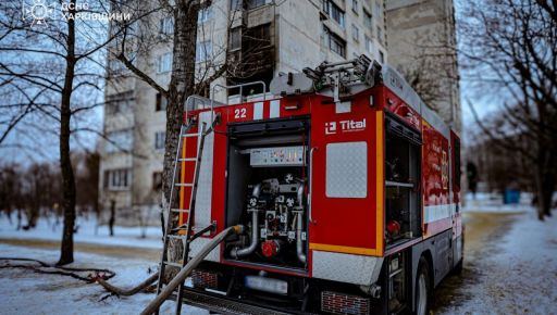 В Харькове во время пожара мужчина выпрыгнул из окна: что известно