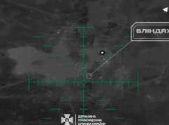 В Харьковской области пограничники уничтожили российский блиндаж: Кадры из воздуха