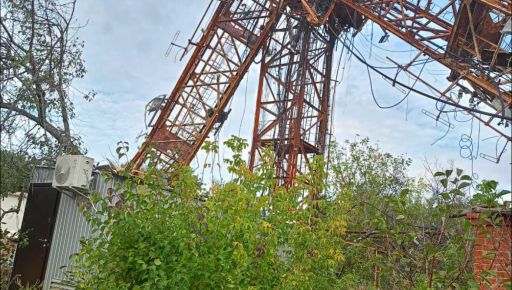 Росіяни вдарили по телевежі на Харківщині: кадри з місця
