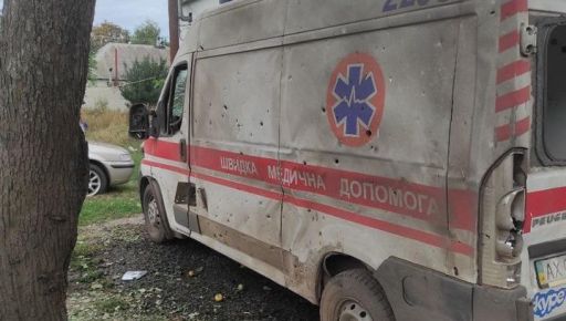 В Чугуевской ОТГ от российских обстрелов пострадал пункт "скорой"