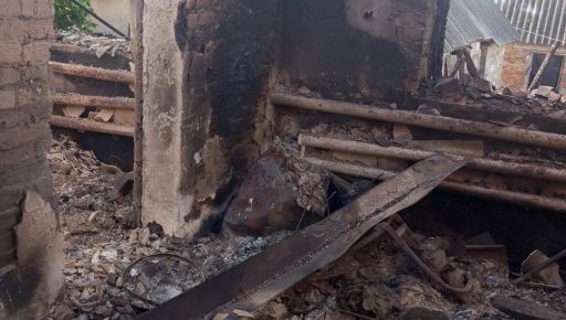 В Золочевской громаде показали дотла сожженные россиянами дома