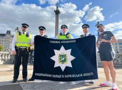 Харківський поліцейський узяв участь у наймасовішому марафоні у світі