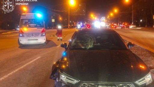 В Харькове водитель Audi задавил женщину на пешеходном переходе: ему объявили подозрение