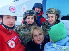 На Харьковщине помогли оперативно эвакуироватся женщине с маленьким ребенком