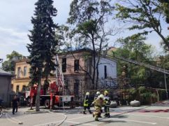 Пожежа в Будинку архітектора: Терехов повідомив, що буде з історичною будівлею